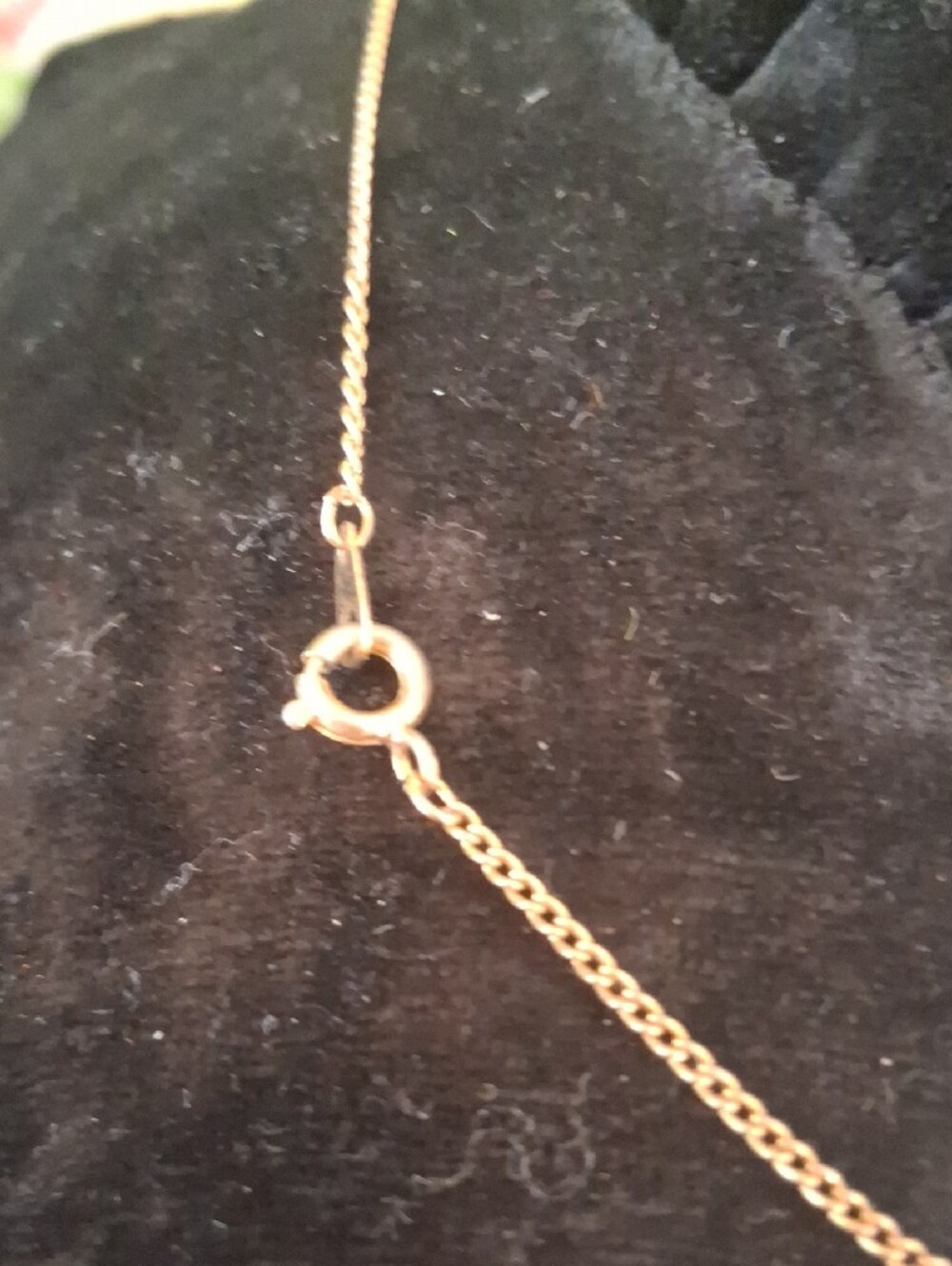 Vintage Gold and Clear Glass Orb Necklace with Matching Earrings - Picture 8 of 9
